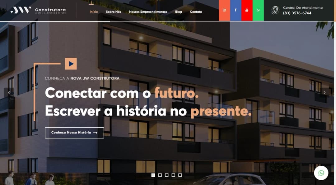 Website JW Construtora